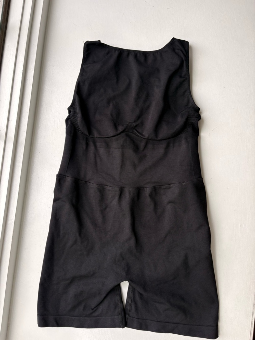 Black Kids One-Piece Athletic Romper